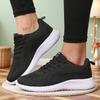Damen Freizeitschuhe Atmungsaktives Mesh Leichtgewicht Schnür-Sneakers Bequem Modisch Rutschfest Fitness Damen Tennis-Sneakers