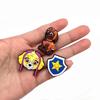 PAW Patrol Flower Clog Shoe Charms: Soft Rubber DIY Accessories