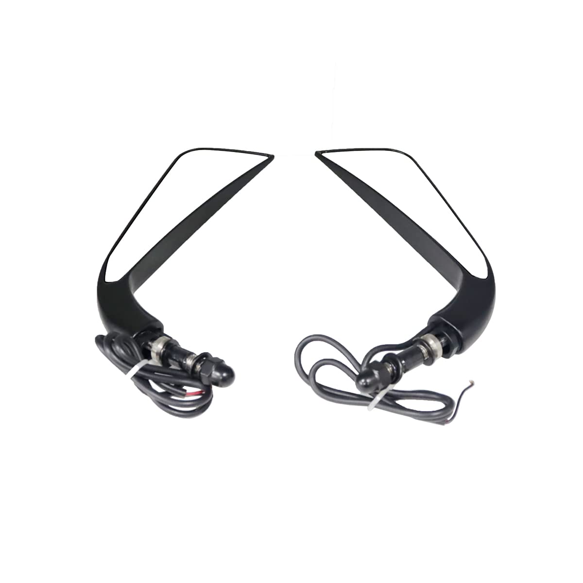 

JPMODAO Harley Motorcycle Rearview 8mm Screw Rearview Rear Plain Mirror with LED Turn Signals for Harley Sportster XL 1200 XL 883 Mirror, Mirror,