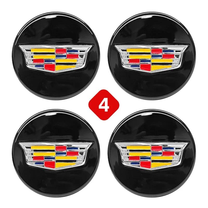 3D 4 ks 67mm Znak středového krytu kola pro Cadillac ATS CTS DTS STS SLS SLR XLR BLS Seville Escalade Tiburon CT6 XT5 XT6 CT5