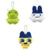 Kawaii Tamagotchii Plush Doll Pendant Funny Stuffed Mimiji Tama Family Backpack Pendant Collection Toy For Kid Birthday Gifts