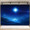 2D Starry Night Backdrop for Nativity Plays, Christmas Events and Religious Parties