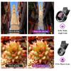 Clip-On Wide-Angle Macro Lens Set 0.45X Universal Mobile Phone Lens 2-in-1 Professional Camera Lens for Smartphones