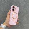 Luxury Matte Soft Silicone For Magsafe Magnetic Case for iPhone 16 16E 15 14 13 12 Pro Max 11 Hit Color Shockproof Bumper Cover