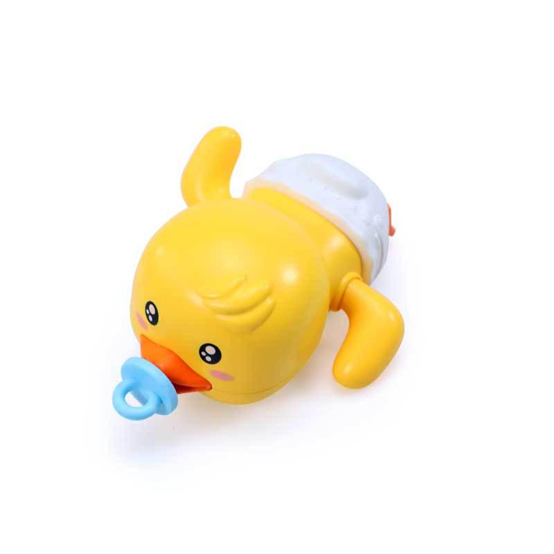 

Wind-Up Duckling Bath Toy: Fun Water Spray Swimmer for Kids