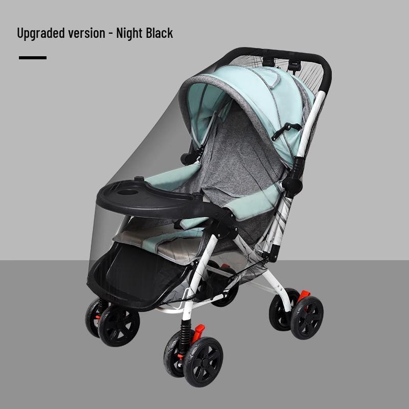 Universal Full Coverage Infant Stroller Mosquito Net with Enlarged Encrypted Mesh