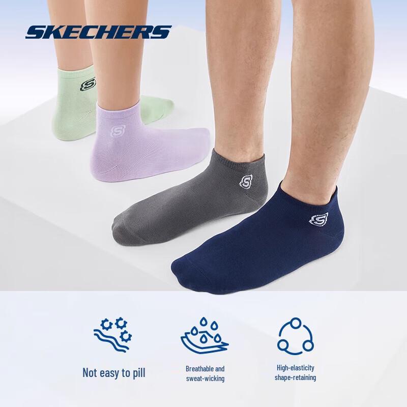 Skechers Women s Invisible Boat Socks S