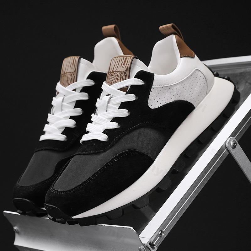 Fashion Men's Fashion Trend Casual Thick Soled Non Slip Sports Shoes Autumn New 2025 Shallow Mouth Comfortable Versatile Chunky sneakers