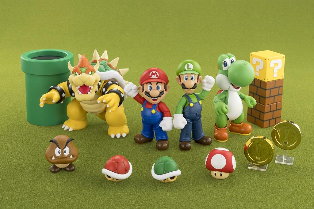 TAMASHII NATIONS Super Mario Mario Approximately 100mm ABS PVC Painted Movable Figure S.H.Figuarts (SUPER MARIO) &