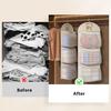 Wardrobe Hanging Storage Net Large Capacity Mesh Storage Bag with Hook Multi-tier Breathable Mesh Pouch for Socks Bras Underwear Dorms Bedrooms