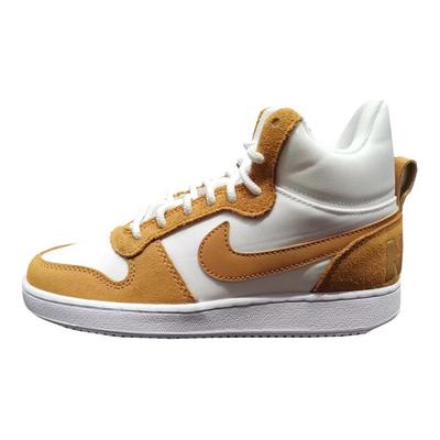 Court Borough Mid Premium White Flax Women Sneakers Brown HV1802-121