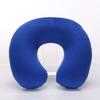 1PC U-shaped Travel Pillow Portable Lazy Inflatable Neck Cervical Support Short Plush Office Sleep Essentials