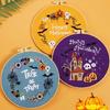 Embroidery Stitches Practice Embroidery Kits for Beginner with Halloween Pattern
