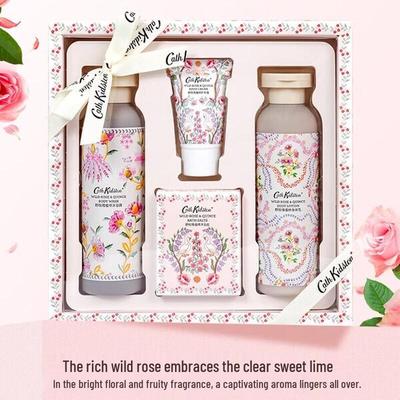 Cath Kidston Wild Rose Quince Moisturizing Gift Set