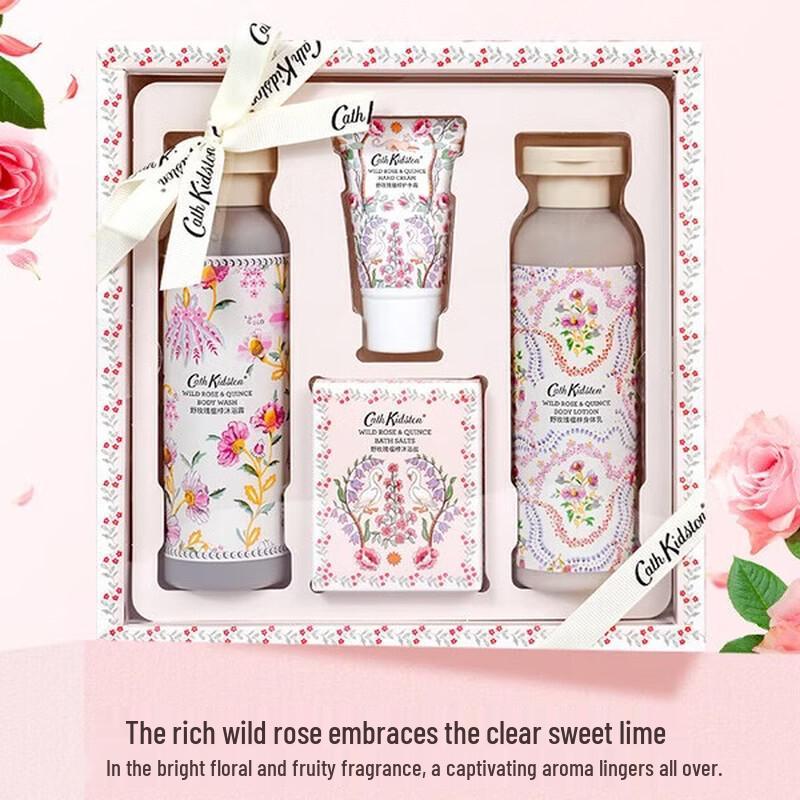 Cath Kidston Wild Rose Quince Moisturizing Gift Set