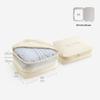 5 In 1 Compression Packing Cubes Travel Luggage Organizer Multi Pocket Clothes Storage Accessories