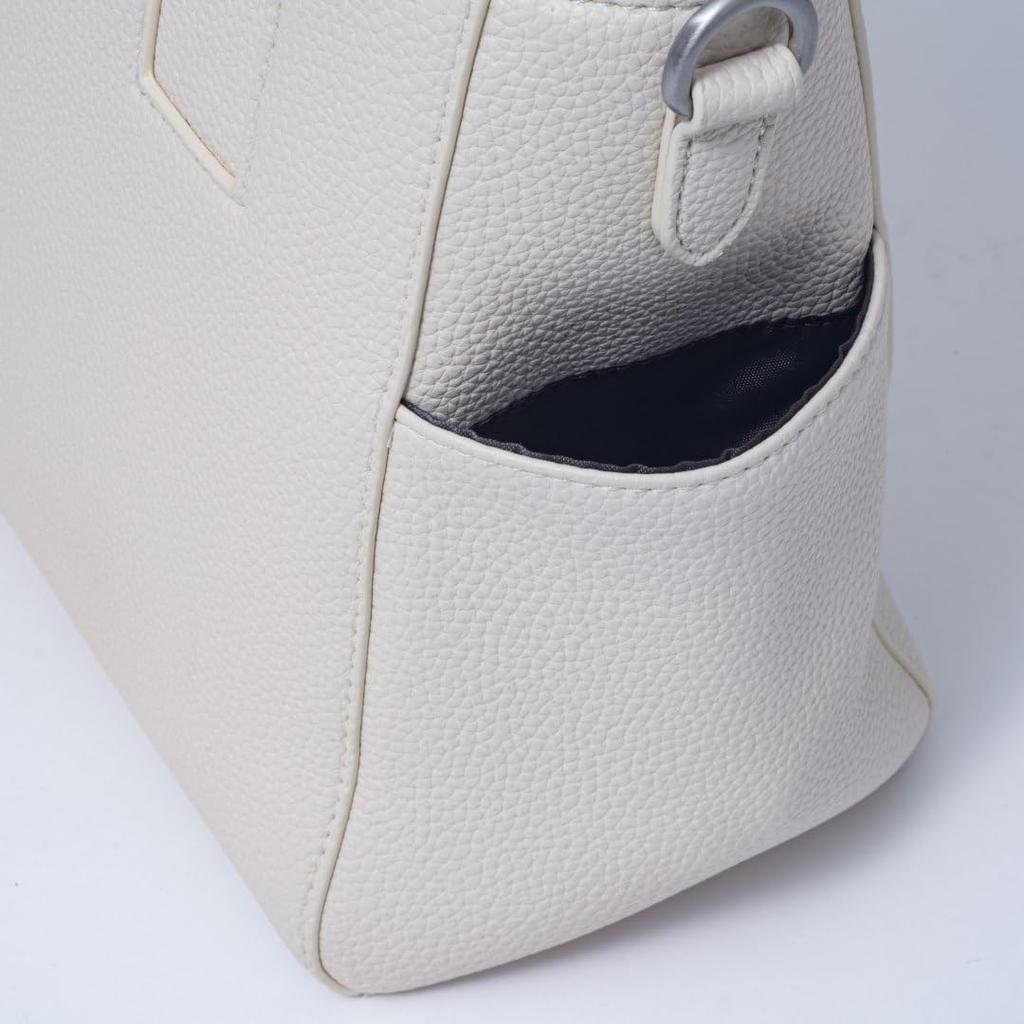 Patrick Cox Handbag Daily Day PXLHECH2, Basic, Commuter-Friendly Bag, White, Women's