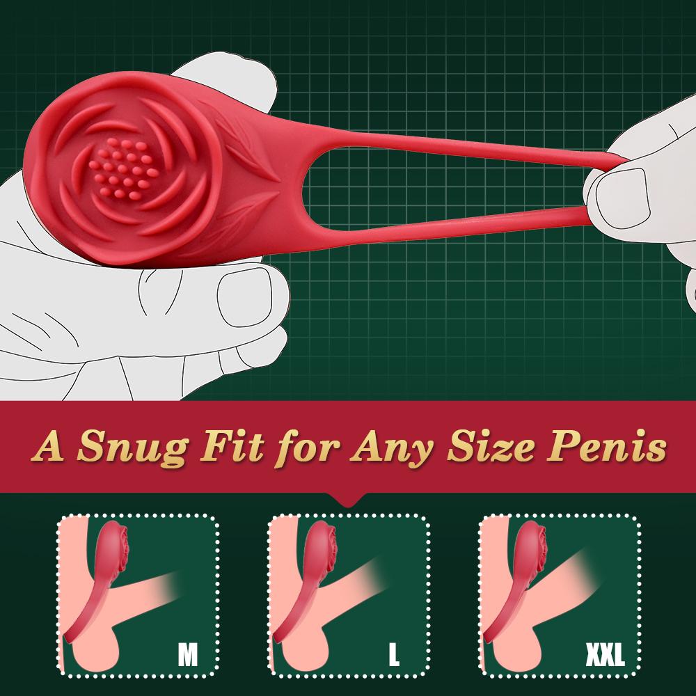 Cock Ring Vibrating Cock Rings for Man Couple Stimulator Ejaculation Delay Penis Ring Semen Lock Ring Adult Erotica Products 18