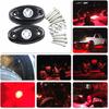 4PCS 9W LED Rock Light Under Body Tail Light Source For JEEP Offroad Truck Boat