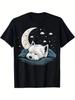Pijama Westie Durmiendo West Highland White Terrier Camiseta para Dormir Todas las Estaciones Ve