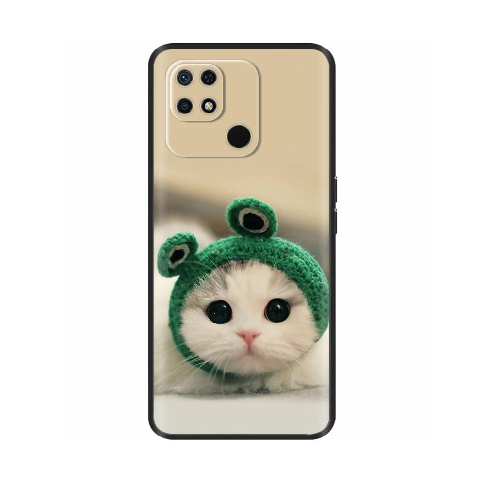 Pour Redmi 10C Coque Mignon Dessin Animé Silicone Liquide Souple Boîtier de Téléphone Pour Xiaomi Redmi 10C Coque Arrière redmi10C 10 C Coques Fundas