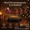 Magnetic Levitation Santa Sleigh Decor - 3D Floating Christmas Ornament Desk Home Office Holiday Display