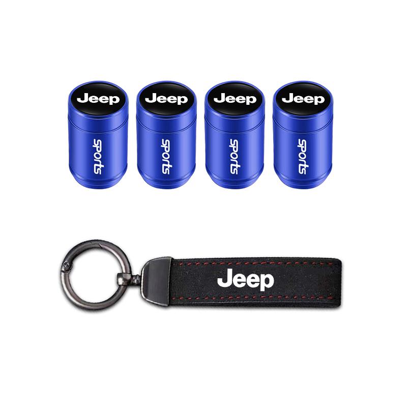 Cup Holders Car Tire Wheel Valve Caps Cover/Car Key Chain Ring Keychain For Jeep Wrangler Grand Cherokee Avenger Compass Wagonee