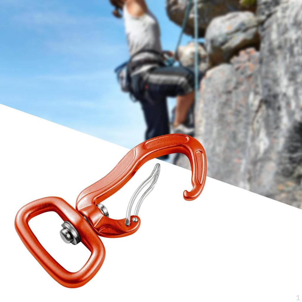 Swivel Carabiner Clip for Outdoor Gear and Activities