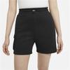 Nike Swoosh Drawstring Breathable Casual Shorts Women Bottoms Black DA3488-010