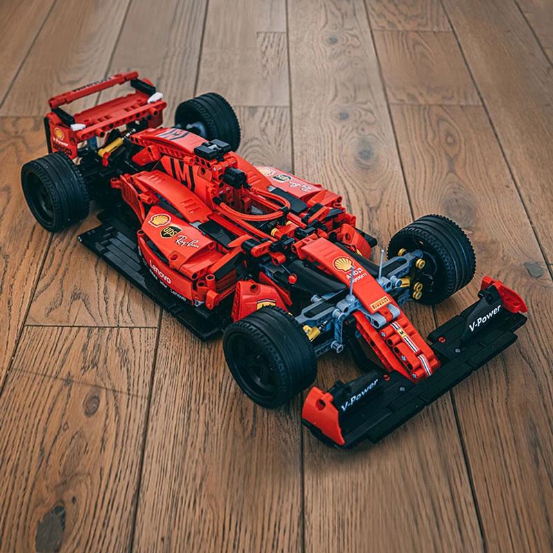 Technical RC Sports Car Formula F1 Building Block City Super Speed Racing Vehicle Bricks DIY Toys for Kids Boyfriend Gifts