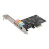 Sound Card PCIe5.1 Internal MultiChannel Sound Chip Express Adapter with Compact Disc for Desktop