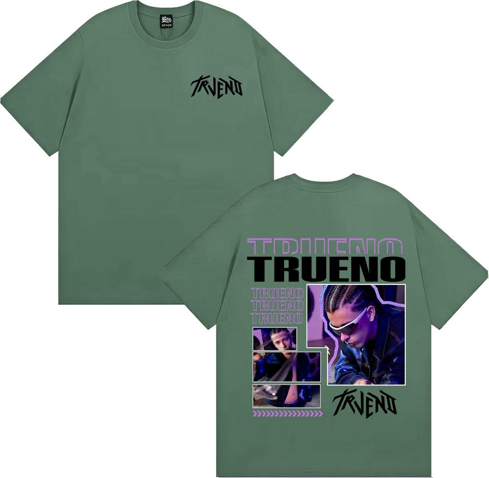 

Rapper Trueno Mateo Palacios Tour 2026 Merch Tshirts Men Women Fashion Hip Hop Punk T Shirt 100 Cotton Loose Oversized Tshirt 3XL