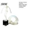 Regalo di Natale per Amanti dei Pesci Scheletro Danzante Bubbler Decorazione Acquario, Ornamento Serbatoio Pneumatico Mobile Betta Ornamenti di Halloween con Aria da 1 Metro