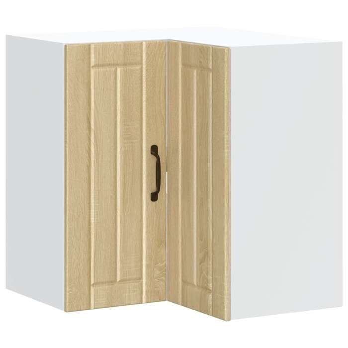 VidaXL Armoire d'angle murale de cuisine Lucca chêne sonoma, armoire murale de cuisine, meuble d'angle mural, armoire de 853860