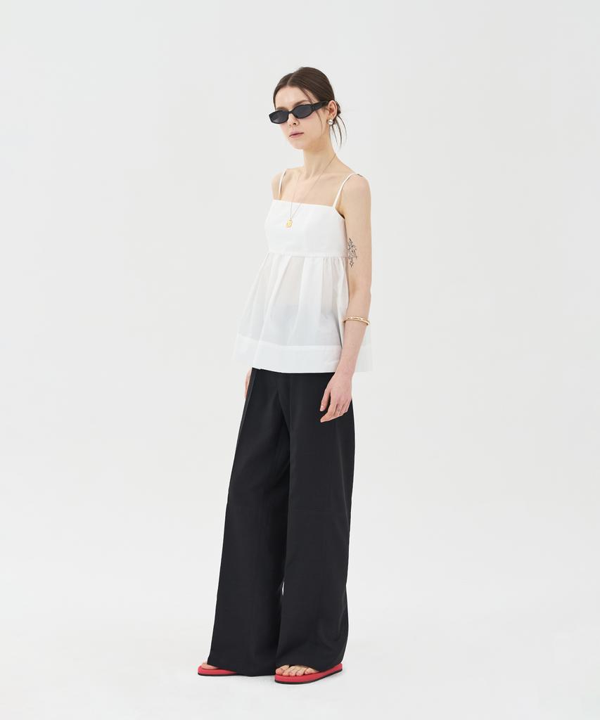 PINBLACK Slit Straight Pants