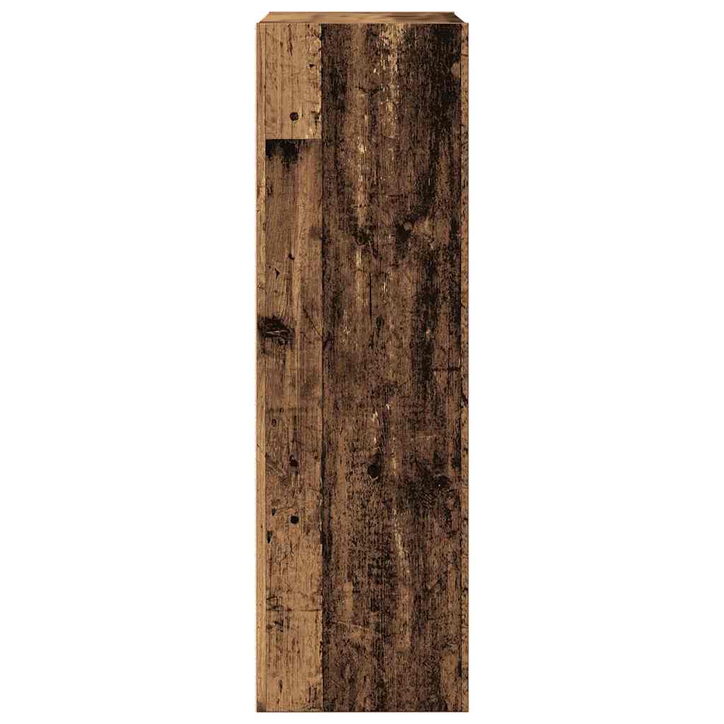 Bookshelf Sideboard Vintage Wood Look 66 x 30 x 98 cm Engineered Wood