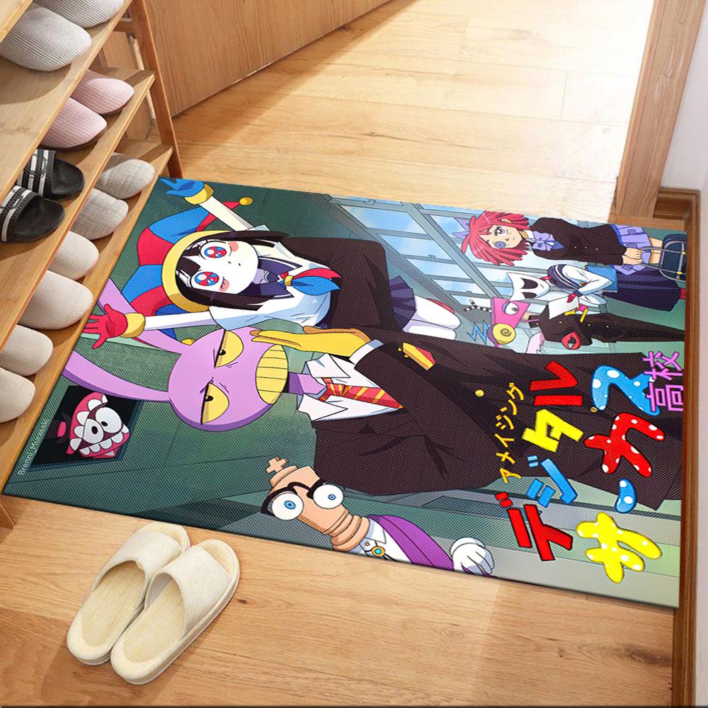 Digital Circus Carpet Design For Outdoor Dining Room Dormitory Living Rooms Antislip Carpet Anime Office Decor Best For Christmas