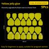5Pcs False Nail Art Adhesive Tape Colour Jelly Glue Diy Fake Nail Manicure Gel Waterproof Tabs Nail Glue Nail Tools