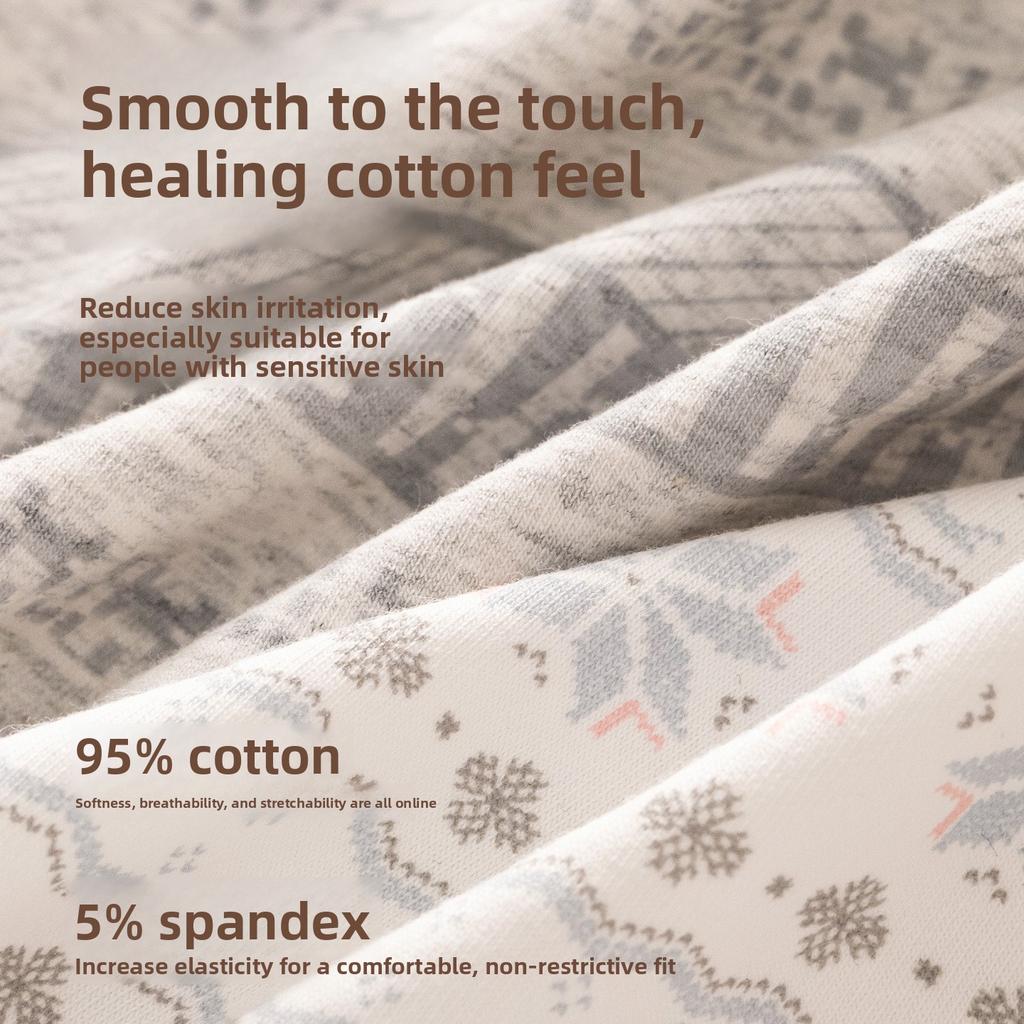 Ladies Autumn and Winter New Cotton Antibacterial Crotch Breathable Briefs