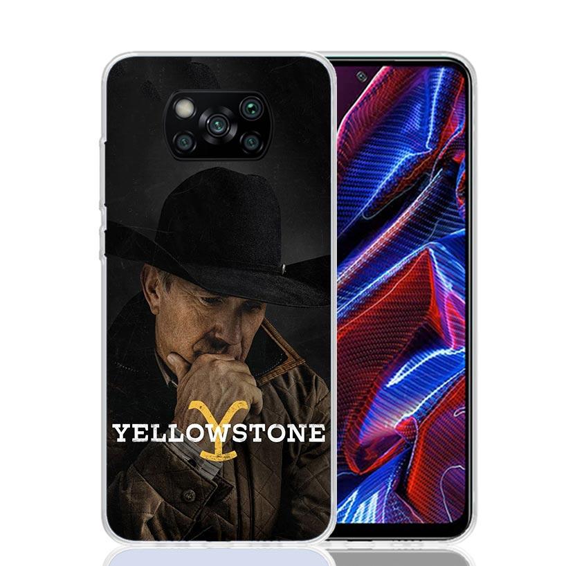 Yellowstone TV Show Phone Case For Xiaomi Poco X7 X6 X5 Pro F7 Ultra Redmi 15C 15 13 13C 12 12C 10 10A 10C 9 9A 9C 9T Cover Poco