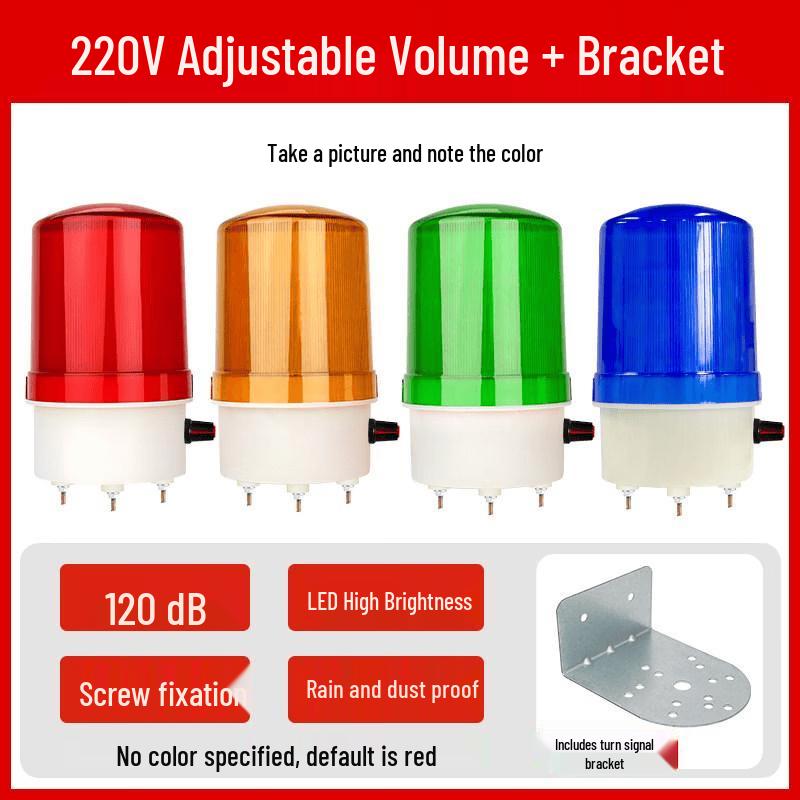 MDNG BR-105 Rotating LED Strobe Siren & Warning Light CN Plug (adapter Included)