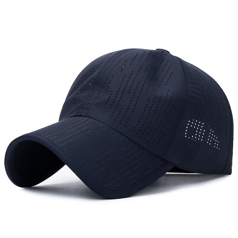 Quick Drying Hat Outdoor Sports Hiking Breathable Mesh Duckbill Hat Sun Shading Baseball Cap Men and Women