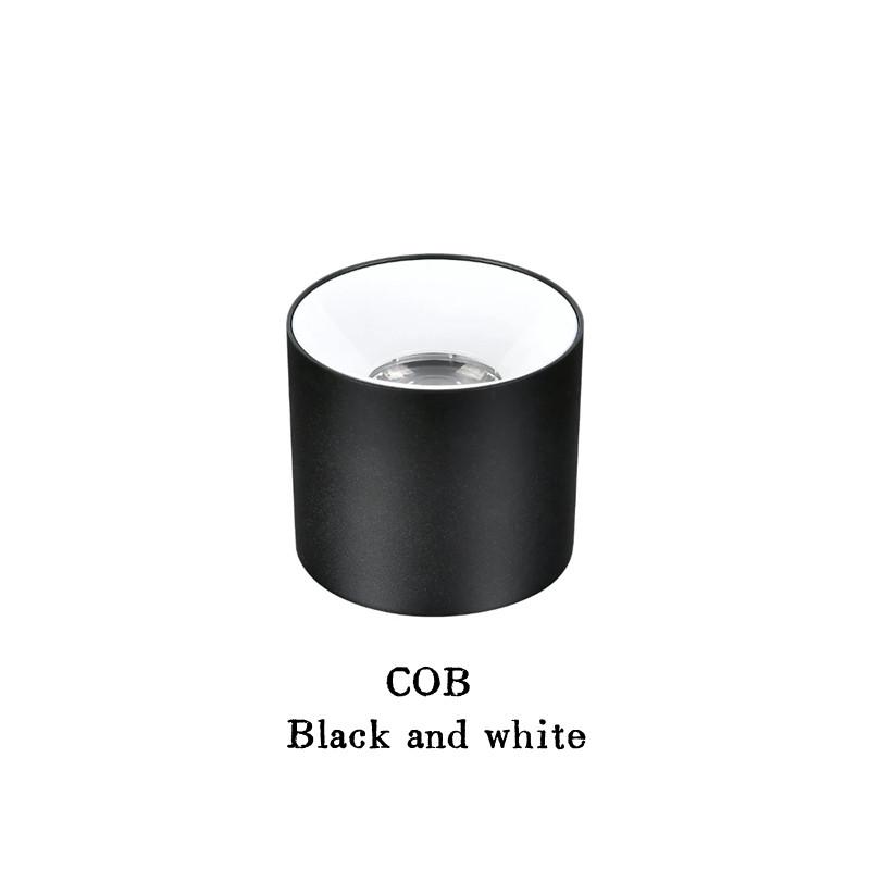 Kulaté LED stropní svítidlo downlight do obývacího pokoje, ložnice, chodby, bodové osvětlení, antireflexní COB/SMD10W12W15W18W24W bytové osvětlení