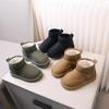 2024 Children Snow Boots for Girls Winter New Fashion Korean Style Soft  Anti-slippery Versatile Casual Warm Plush Trendy Shoe