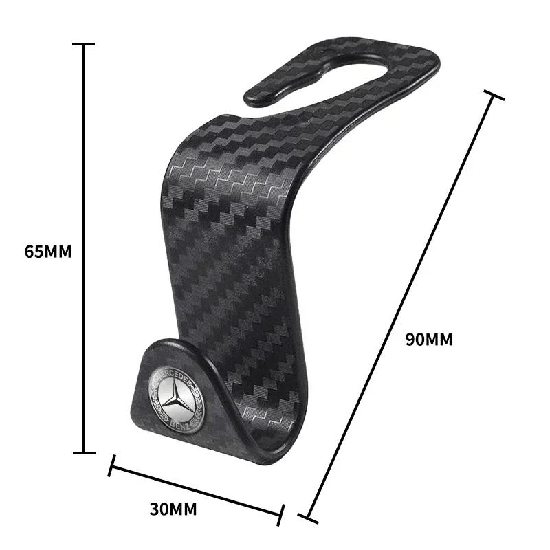 Car Seat Hooks Headrest Storage Hanger Car Interior Hanging Hook For Mercedes Benz AMG A B C E S class GLA GLC CLA GLK GLE