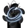 Heat Powered Stove Fan Fireplace Fan Efficient Heat Distribution for Cozy Homes for Various Heating Devices Long lasting