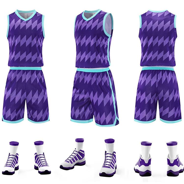Basketball Suit Sports Men'S Vest Basketball Suit Youth Children Primary School Students Training Suit Digital Printing