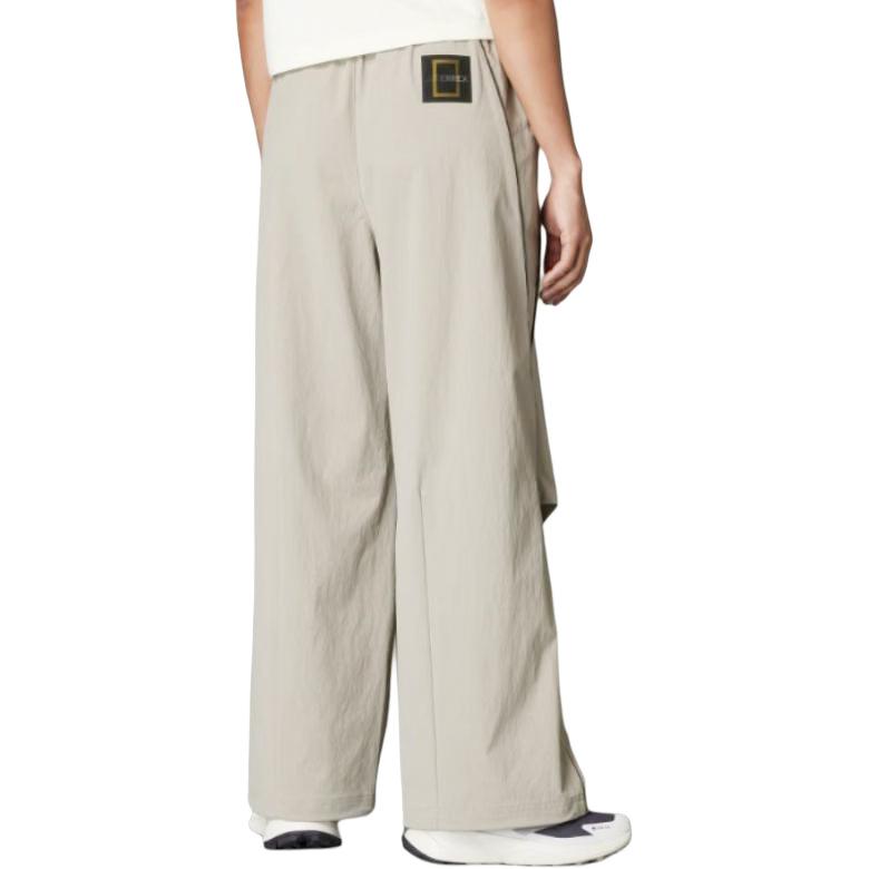 adidas Women's Outdoor Series Grey Mid-Rise Drawstring Cool Feeling Sports Pants JD5846