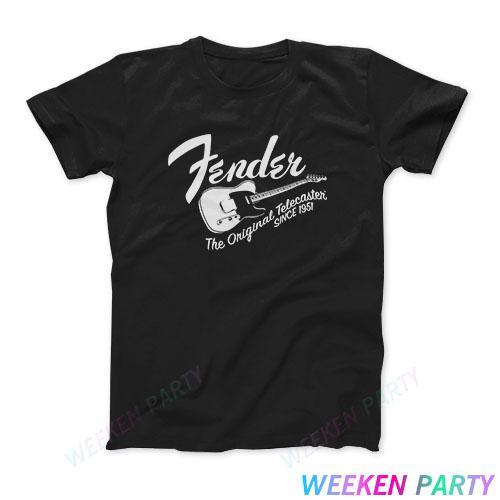 2025 T-shirts Are Selling Well In Summer Fender Guitar Original Telecaster Since 1951 Instrument Pure Cotton T-shirt