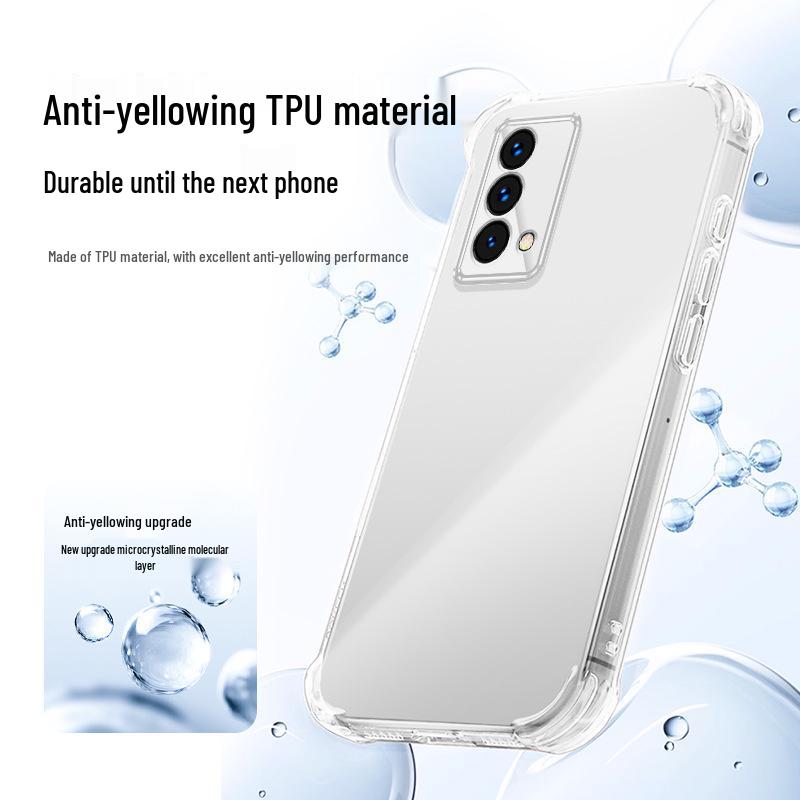 OPPO K9 Series Transparent TPU Airbag Drop-Proof Phone Case - Sleek, Simple Protection for K9, K9 Pro, K9s, K9x Models